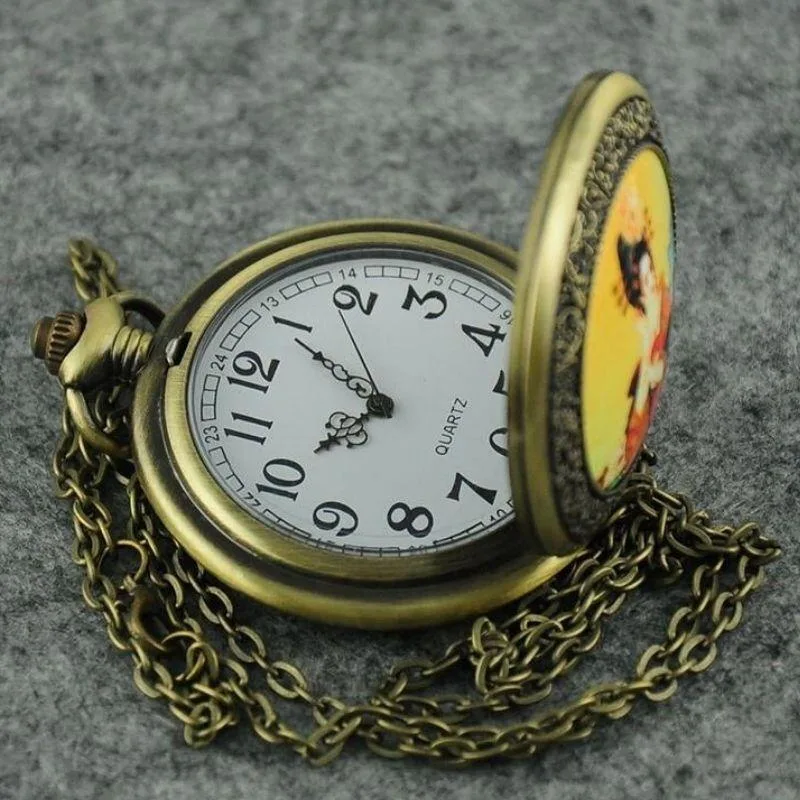 Vue 2 — Montre à Gousset Steampunk Japonais