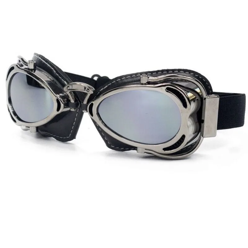 Vue 4 — Lunettes de Soleil Moto Vintage