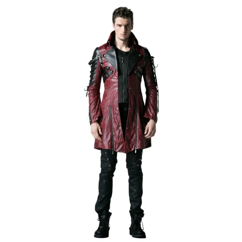 Vue 6 — Manteau Steampunk Gothique Long