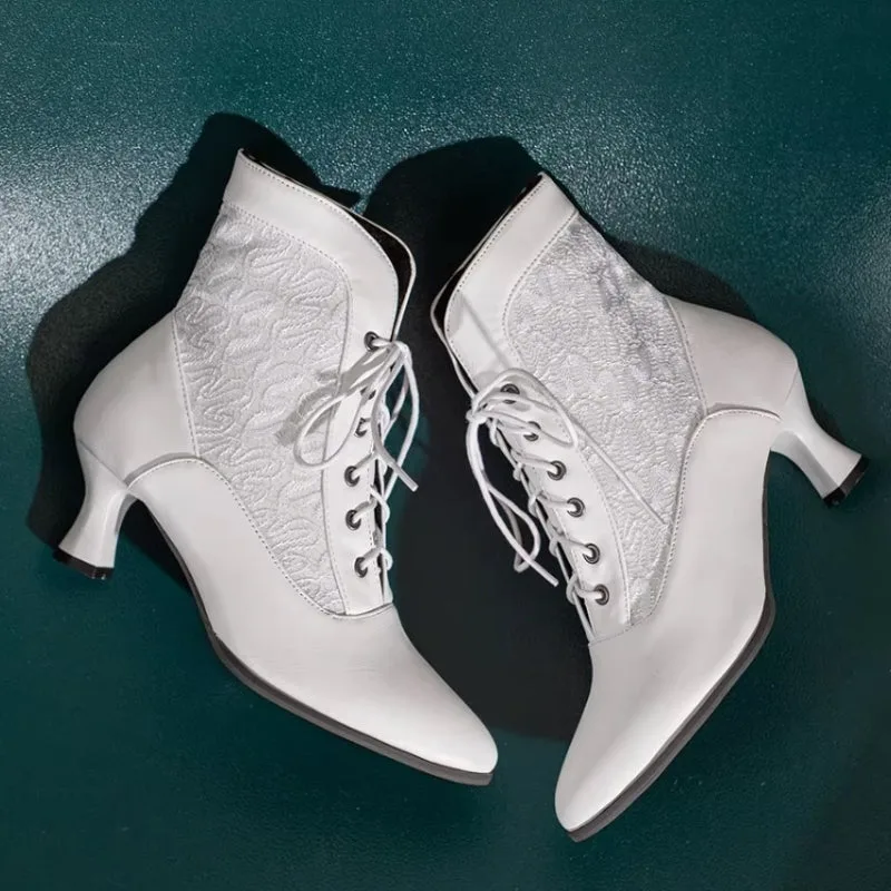 Vue 5 — Bottines Steampunk Edwardiennes