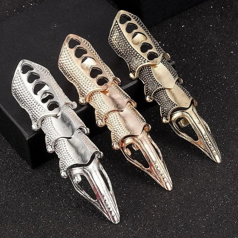 Vue 2 — Bague Armure Steampunk