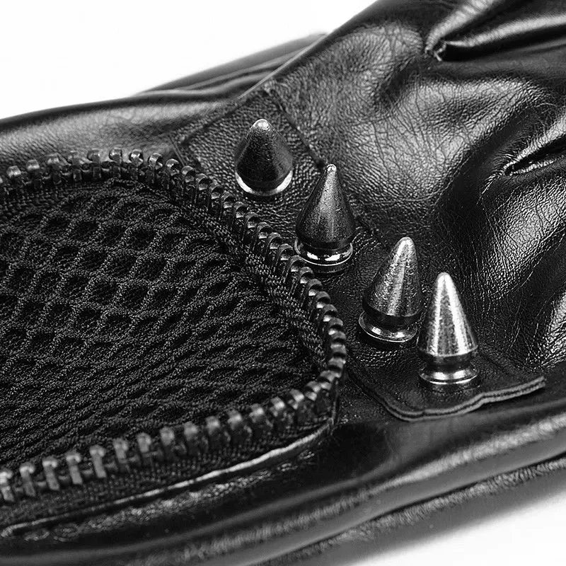 Vue 4 — Gant Gothique en PU pour Homme