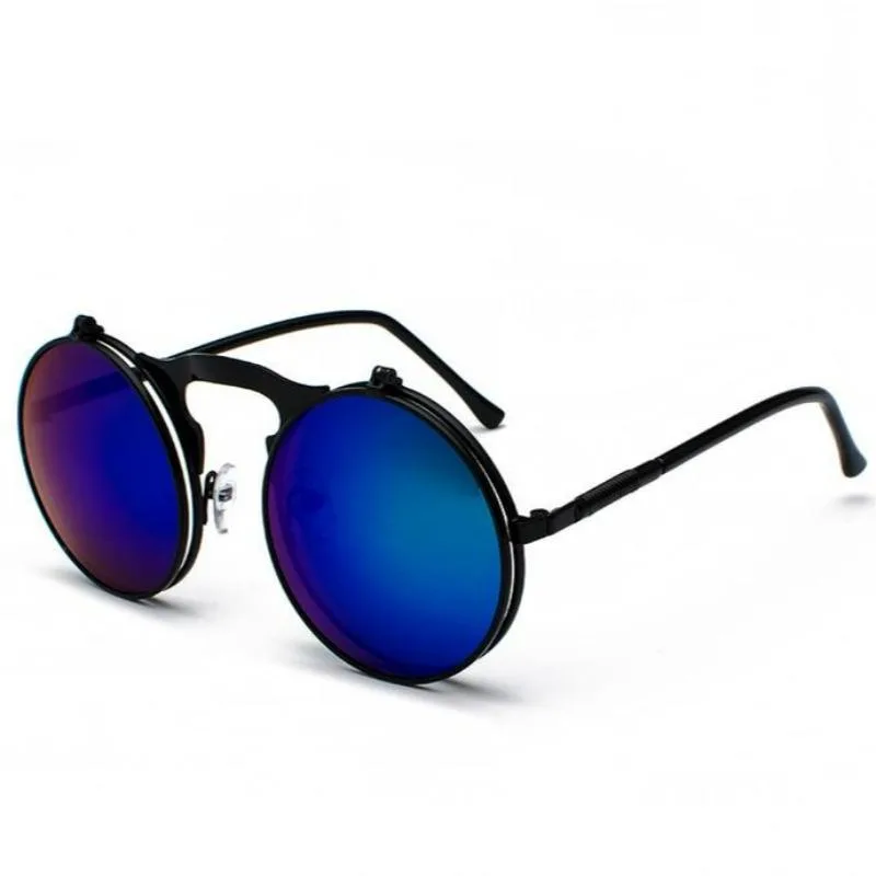 Vue 9 — Lunettes de Soleil Vintage Flip Up