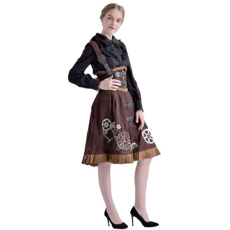 Vue 2 — Robe Style Victorien Femme