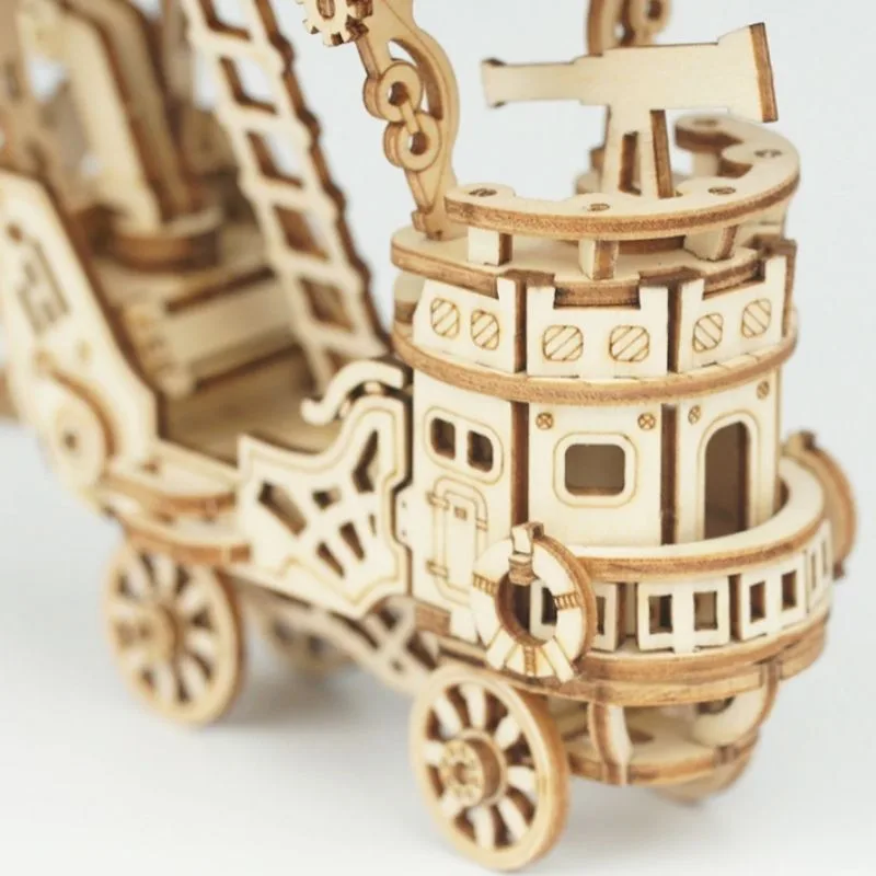 Vue 5 — Maquette Steampunk Dirigeable Zeppelin