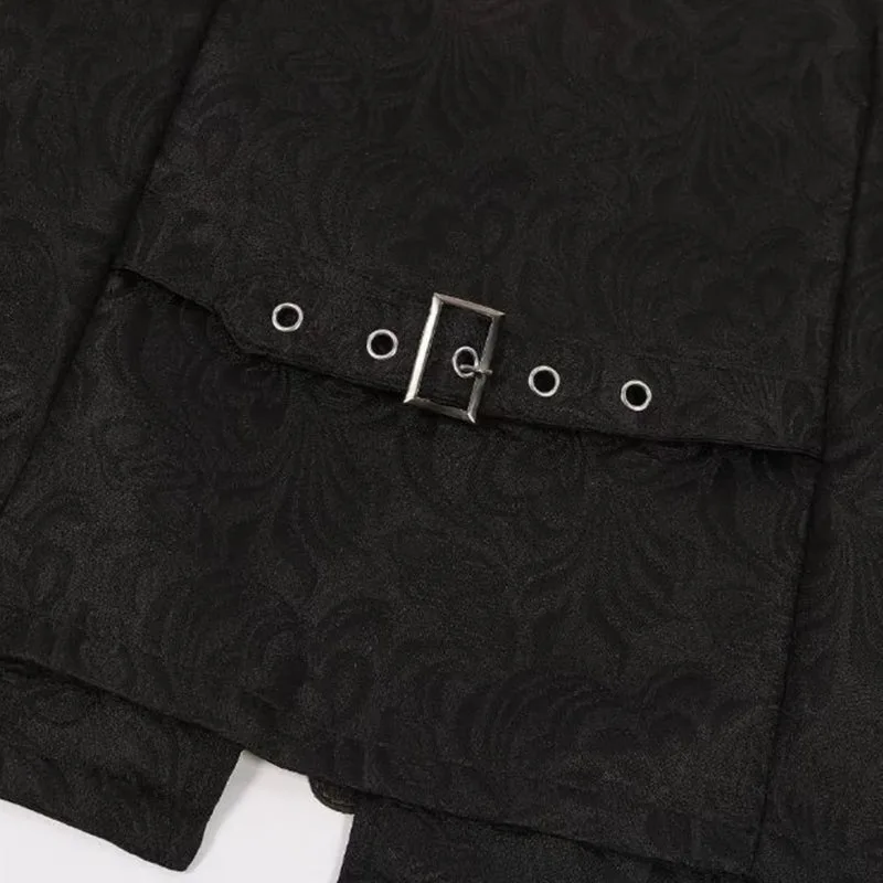 Vue 7 — Corset Gilet Steampunk Rétro
