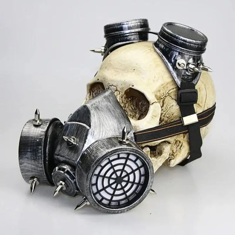 Vue 7 — Masque à Gaz Steampunk