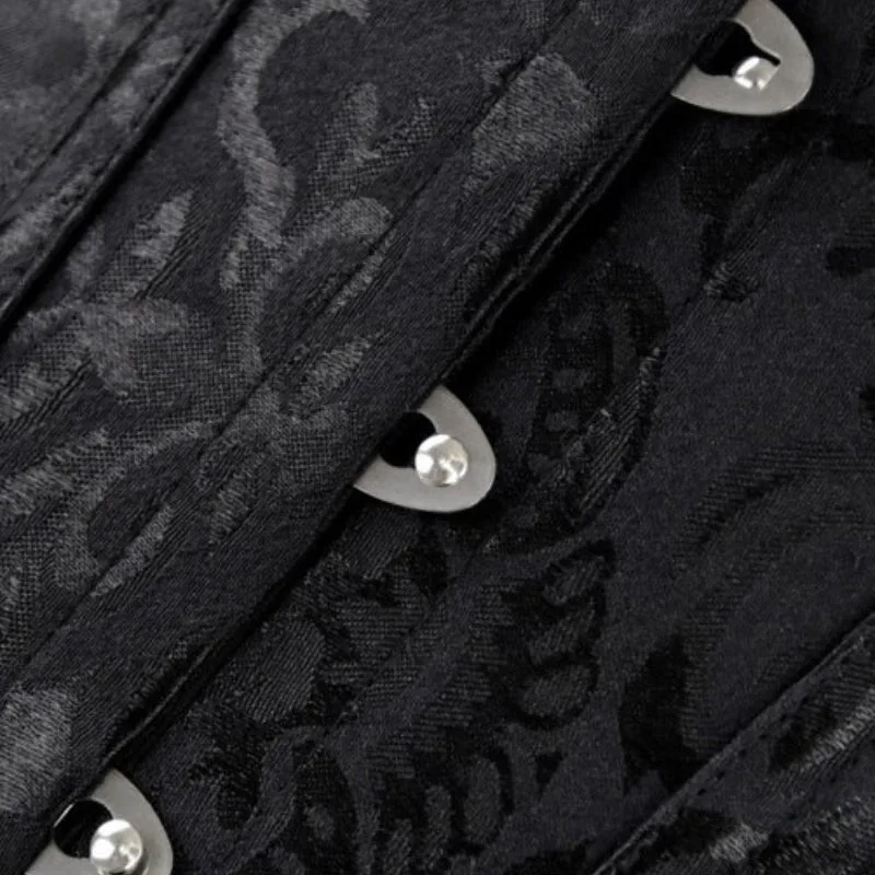 Vue 8 — Corset Steampunk Brocart