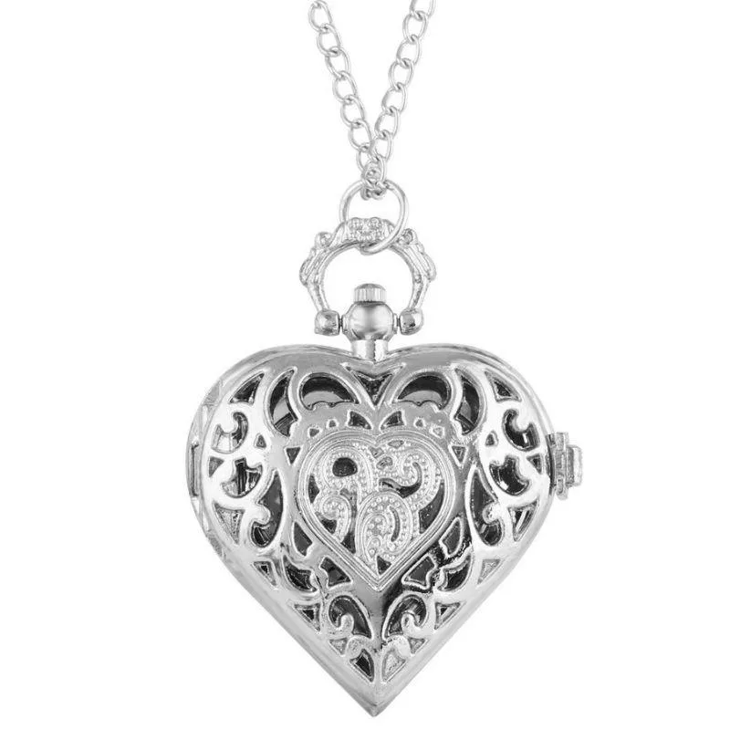 Vue 4 — Montre Collier Pendentif Femme