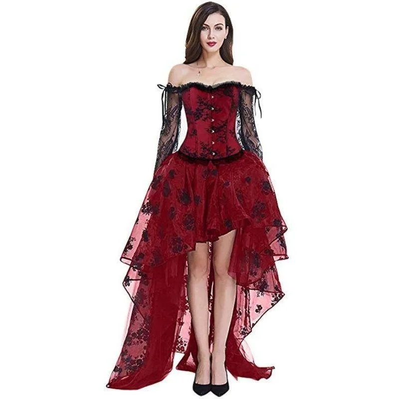 Robe Steampunk Rouge Robe Steampunk Rouge