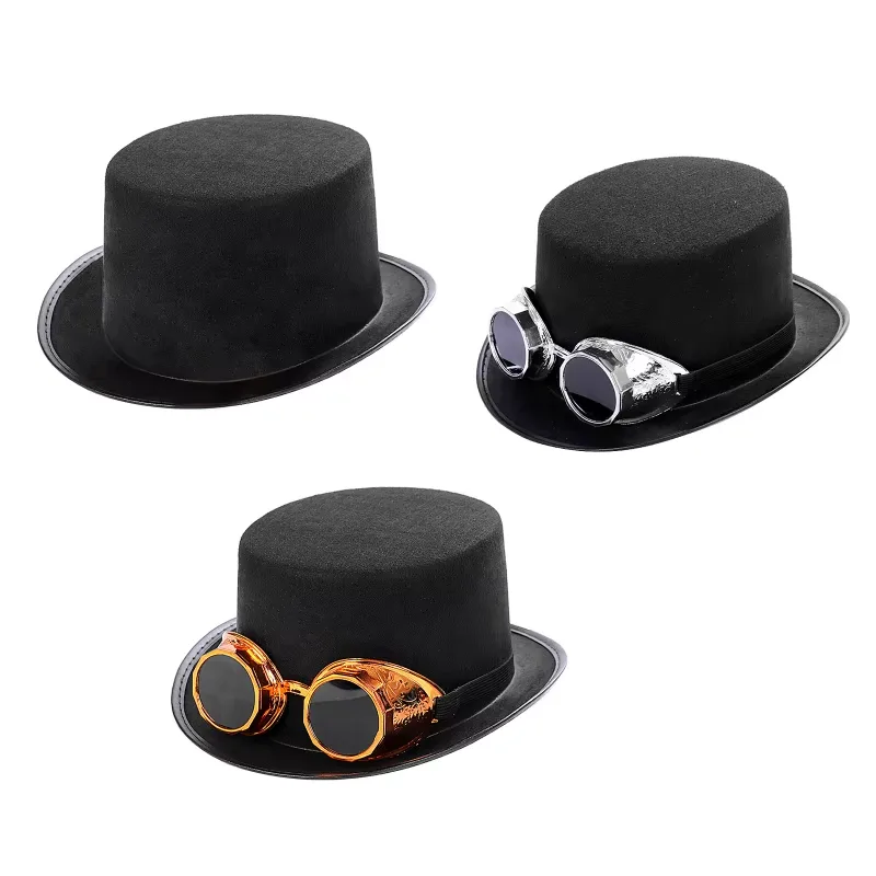 Vue 6 — Chapeau Steampunk Avec Lunettes de Soudure