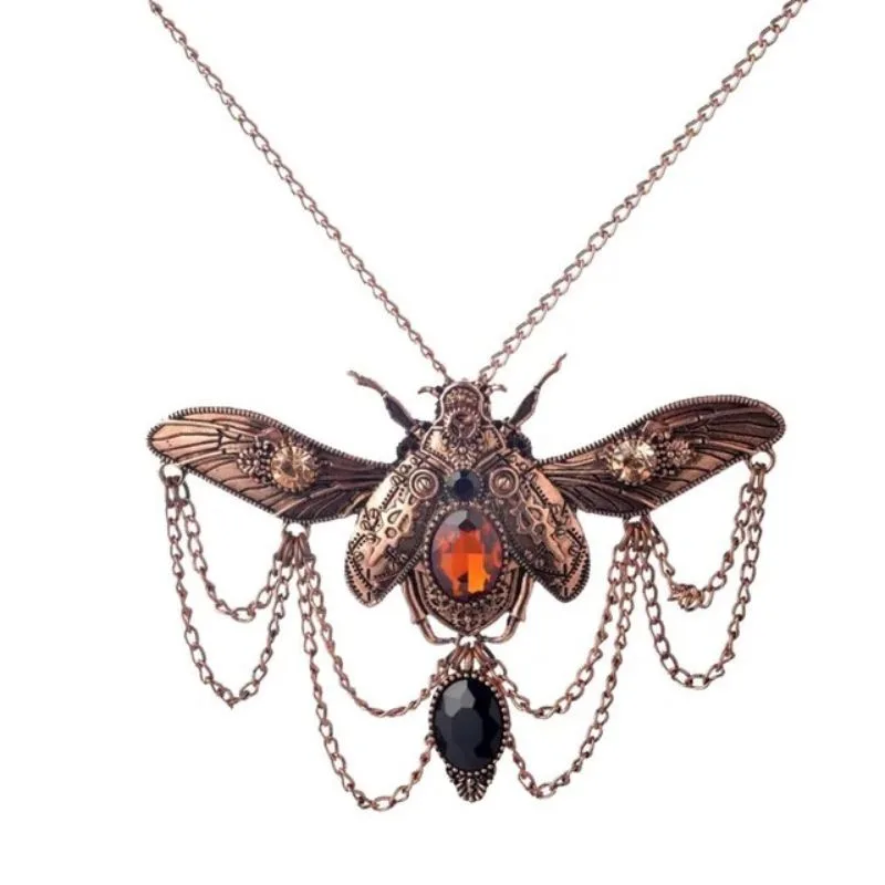 Vue 3 — Pendentif Steampunk Insecte