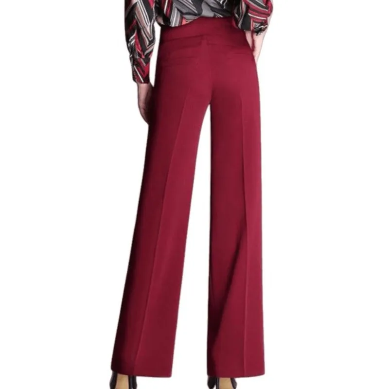 Vue 6 — Pantalon Vintage Femme Taille Haute