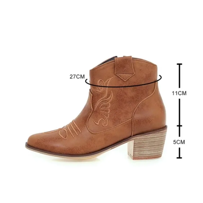 Vue 3 — Bottines Western Femme