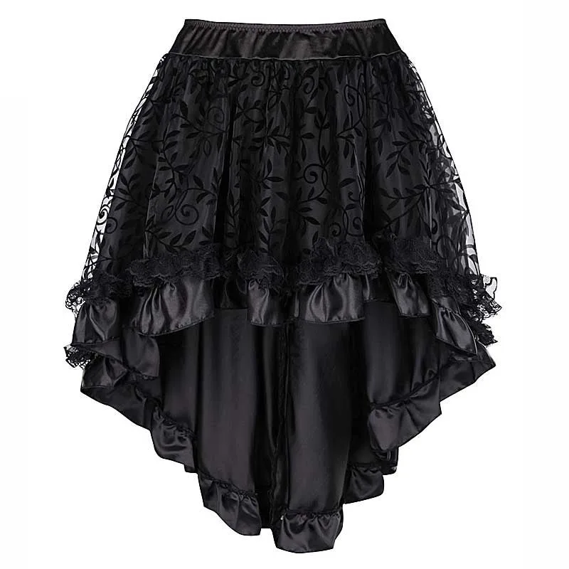 Vue 7 — Ensemble Corset Jupe Gothique