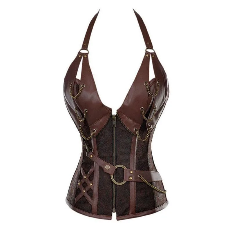 Vue 11 — Corset Steampunk Grande Taille