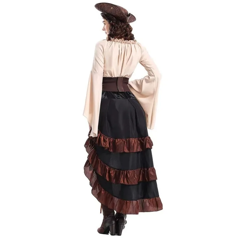 Vue 3 — Robe Steampunk Cosplay Pirate