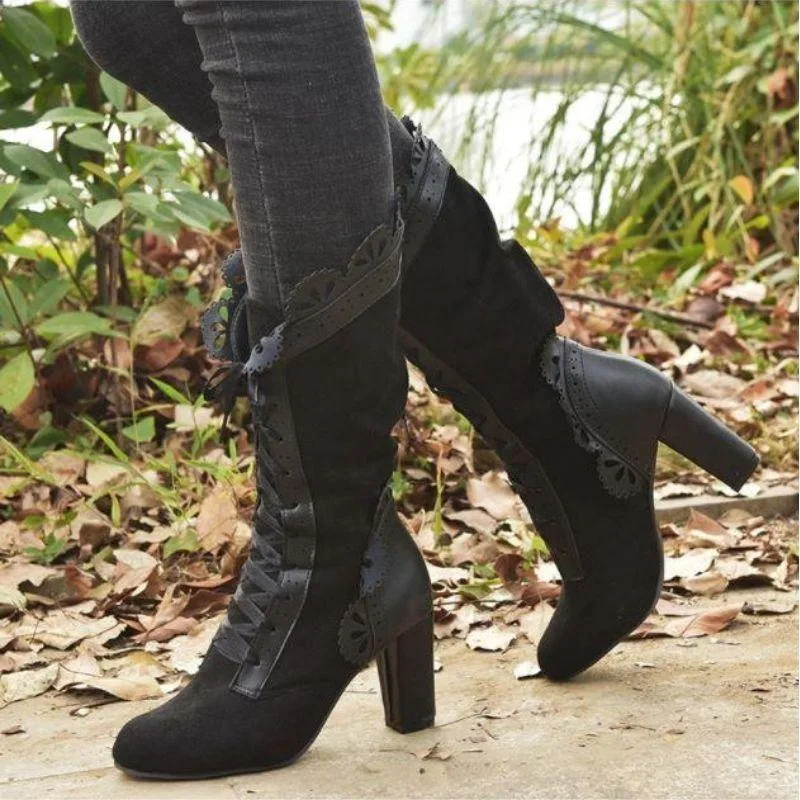 Vue 2 — Bottines Steampunk Victoriennes