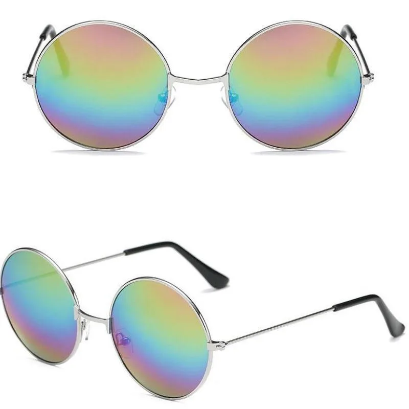 Vue 9 — Lunettes de Soleil Rondes Vintage Femme