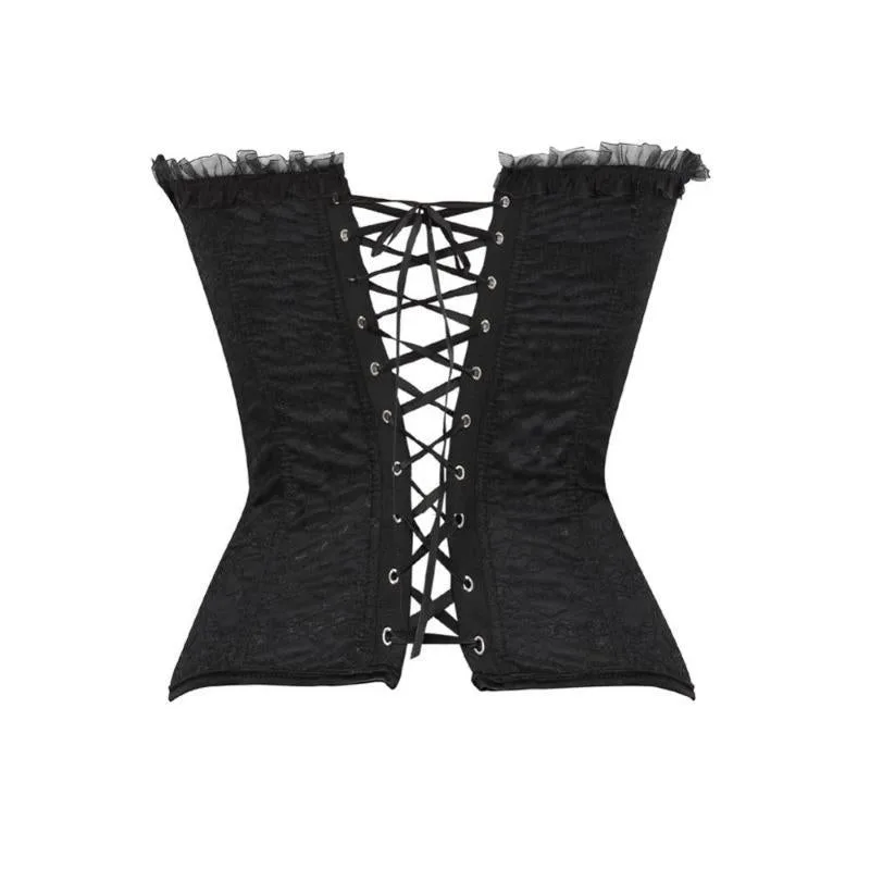 Vue 3 — Corset Steampunk à Lacets