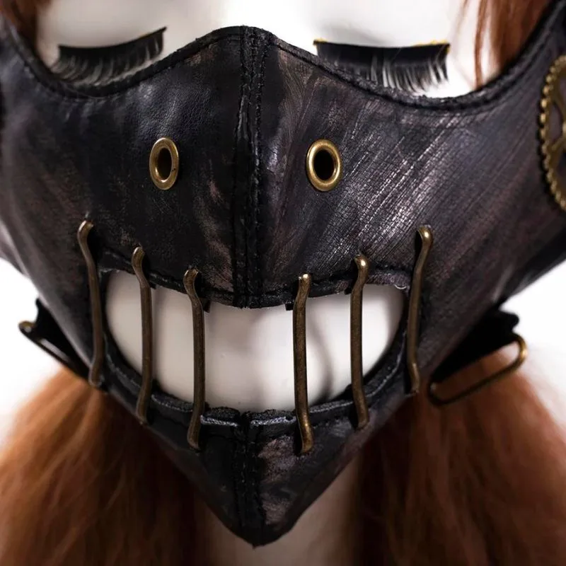 Vue 6 — Masque Steampunk Simili PU