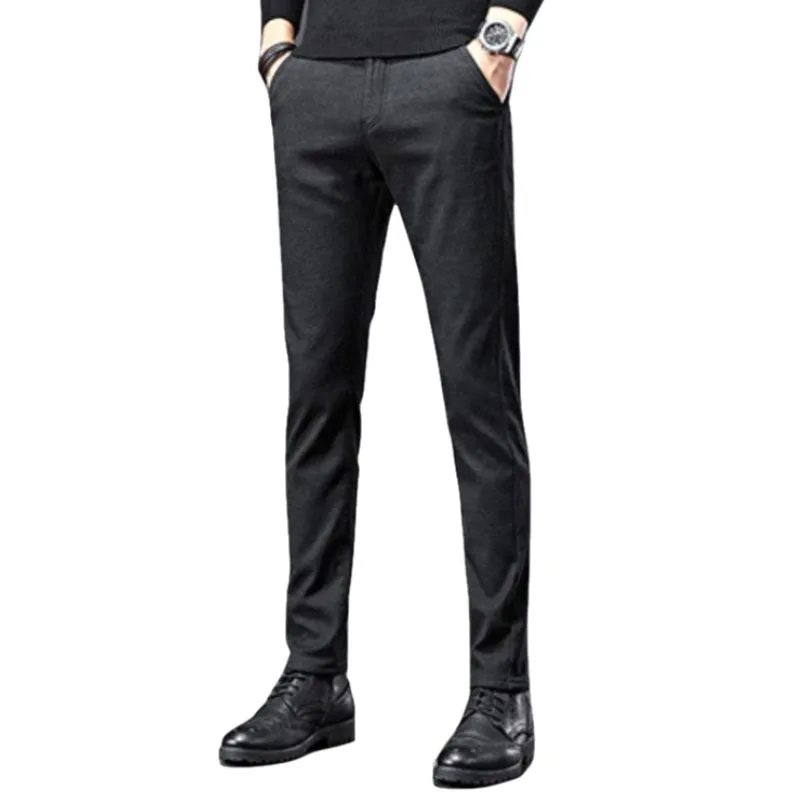 Pantalon Homme Tweed Noir