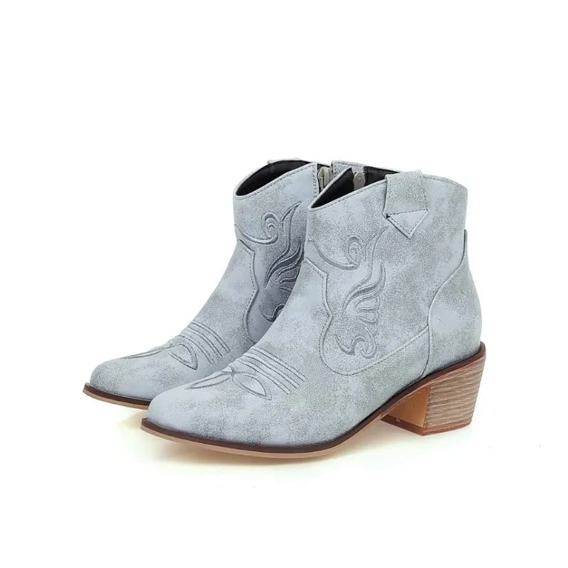 Vue 8 — Bottines Western Femme