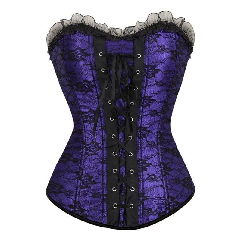Vue 9 — Corset Steampunk à Lacets