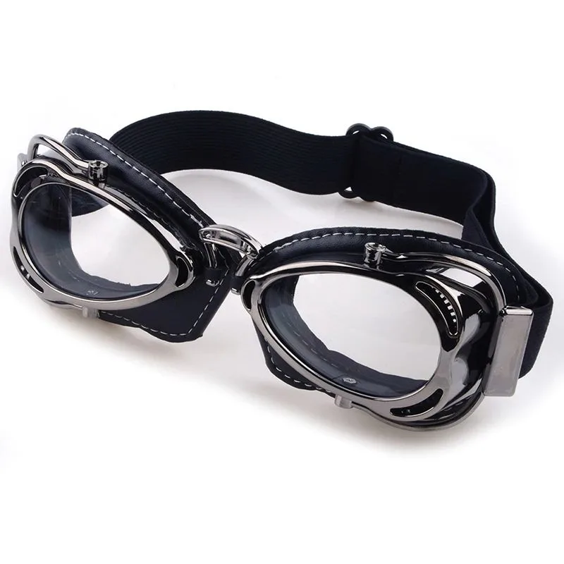 Vue 2 — Lunettes de Soleil Moto Vintage