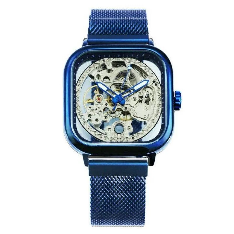 Vue 5 — Montre Steampunk Mécanisme Apparent