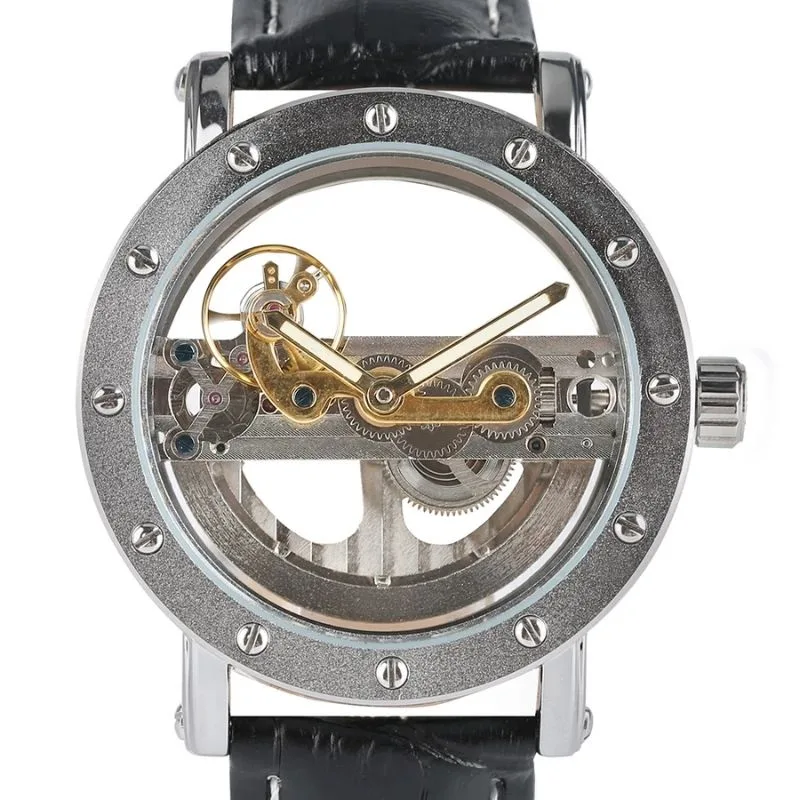 Vue 7 — Montre Homme Squelette Transparent
