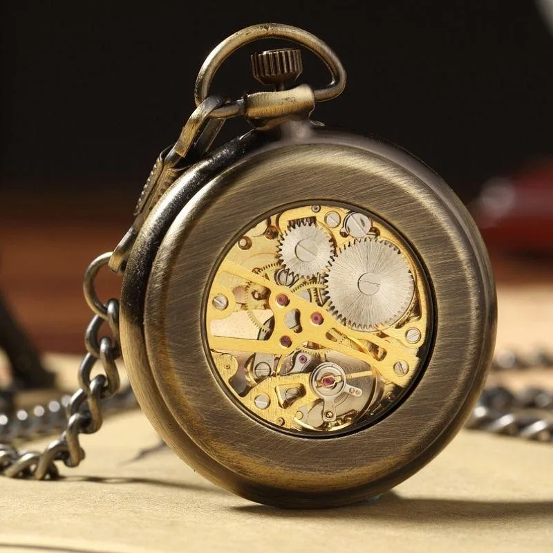 Vue 4 — Montre Gousset Bronze