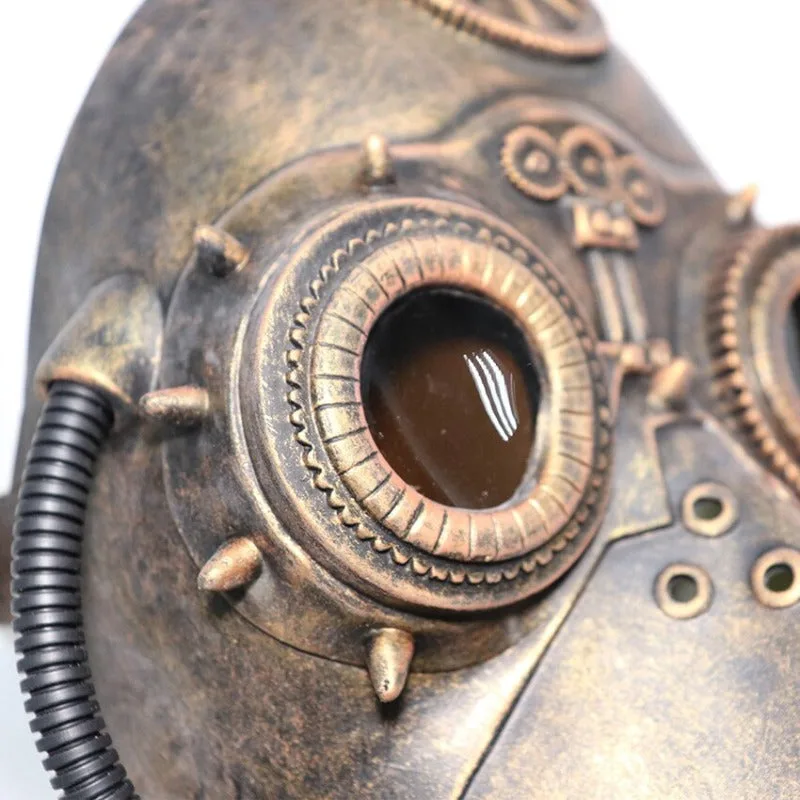 Vue 4 — Masque de Peste Steampunk
