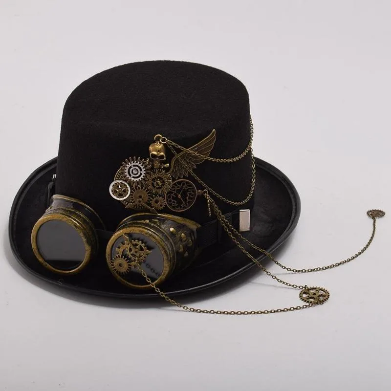 Vue 6 — Chapeau Steampunk avec Lunettes