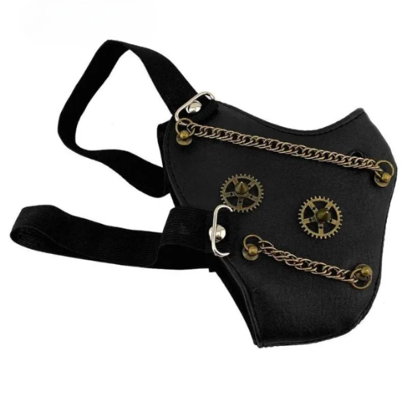 Vue 5 — Masque Bouche Steampunk