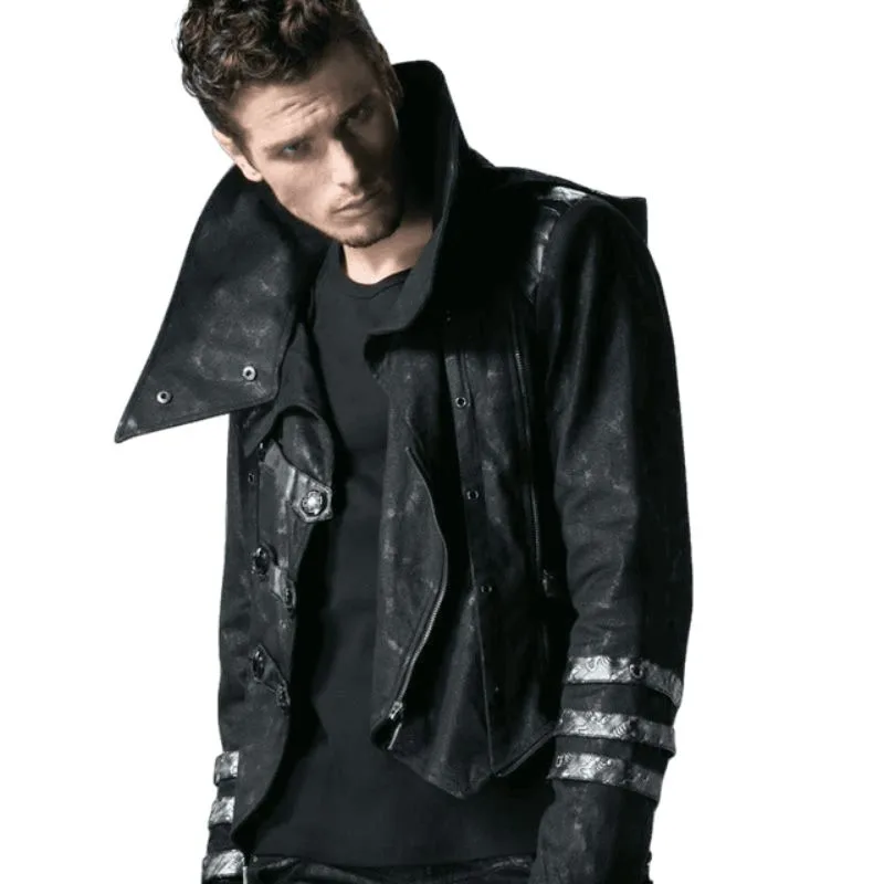 Vue 2 — Long Manteau Steampunk Homme