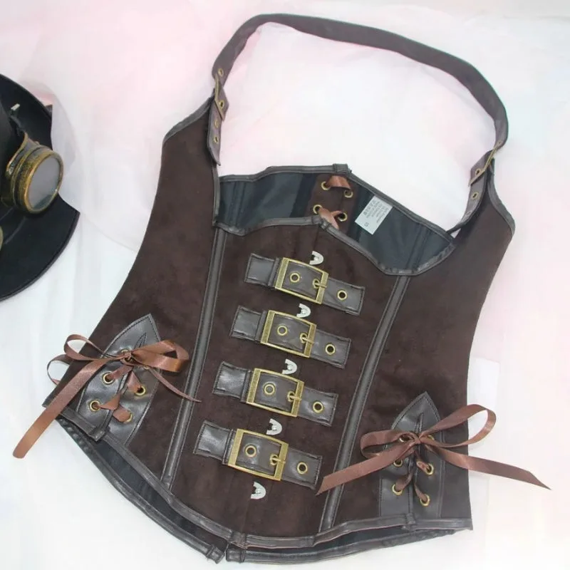 Vue 2 — Corset Steampunk en Simili