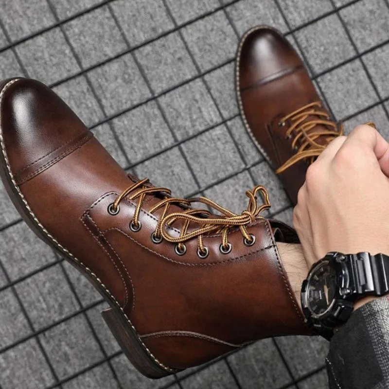 Vue 9 — Bottines Steampunk Homme