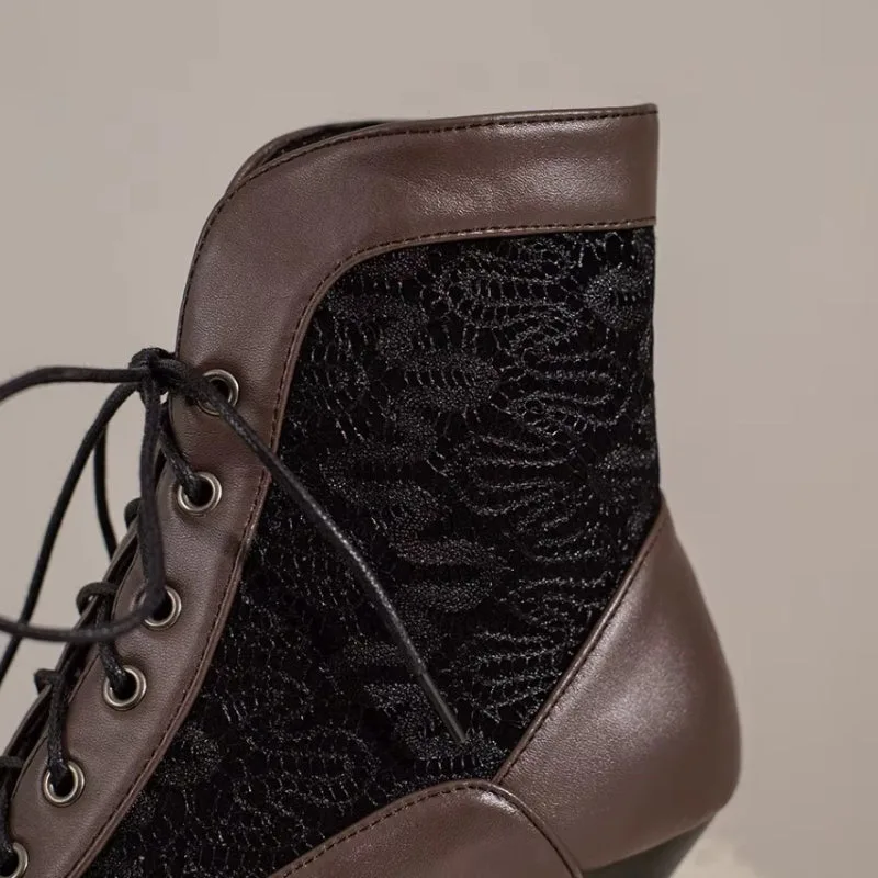 Vue 7 — Bottines Steampunk Edwardiennes