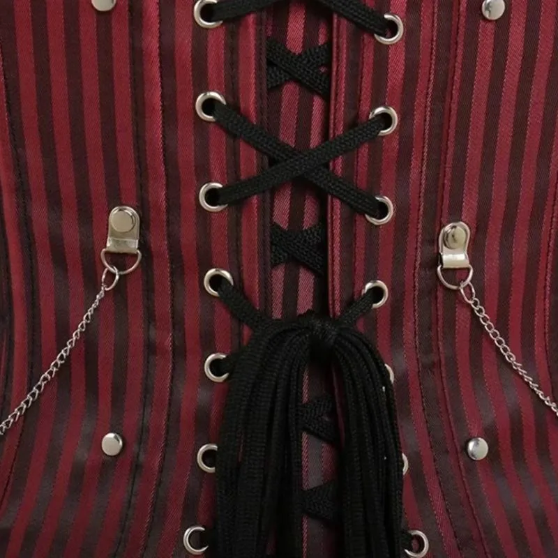 Vue 4 — Corset Steampunk Vintage Serre Taille