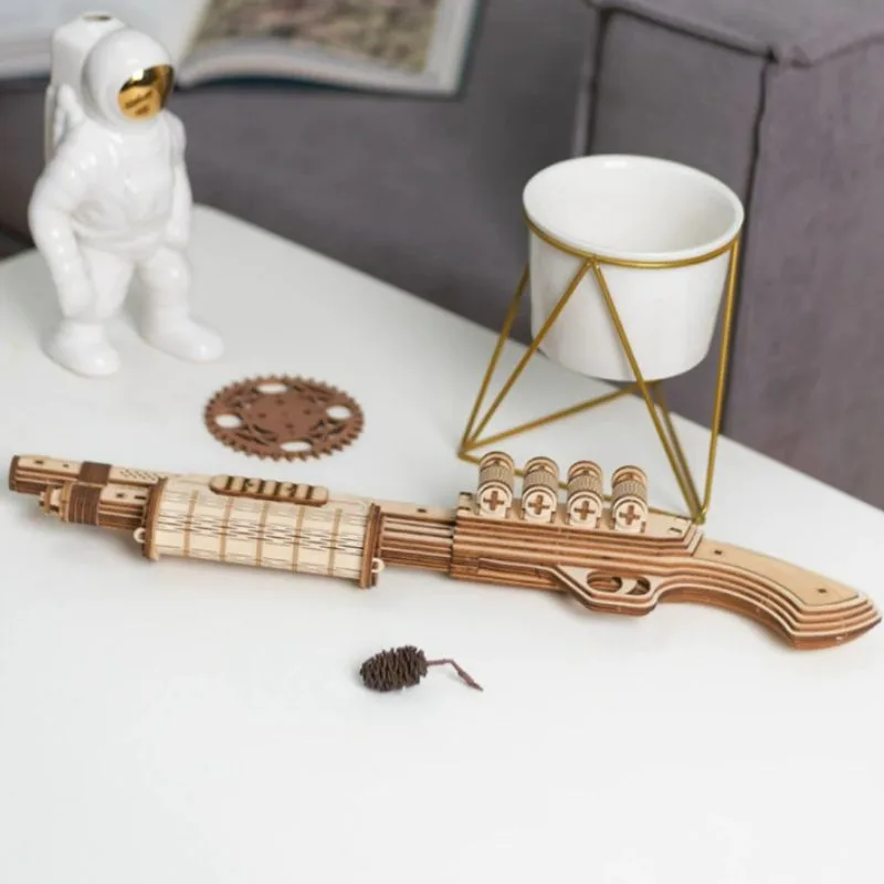 Vue 2 — Maquette Steampunk Fusil