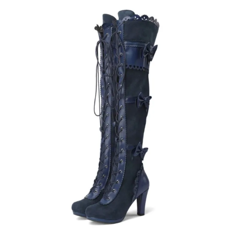 Vue 7 — Bottes Steampunk Dentelle