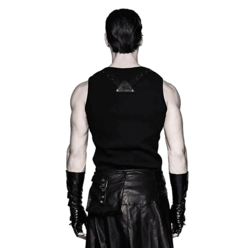 Vue 3 — Gant Gothique en PU pour Homme