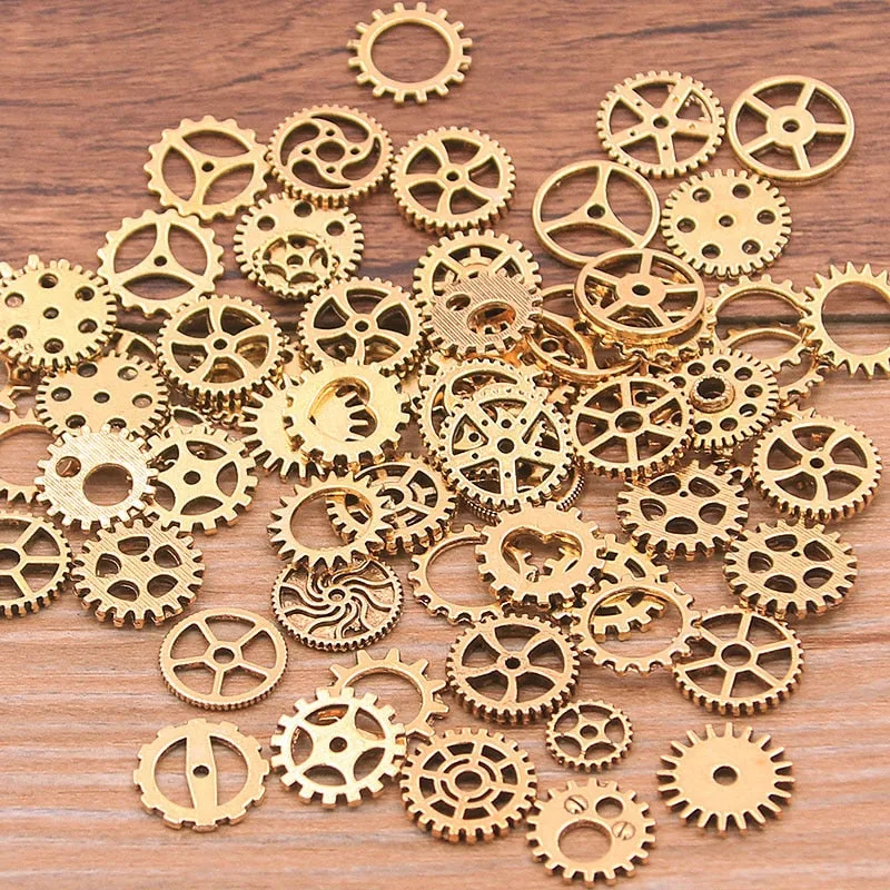 Vue 10 — Lot d'Engrenages Steampunk