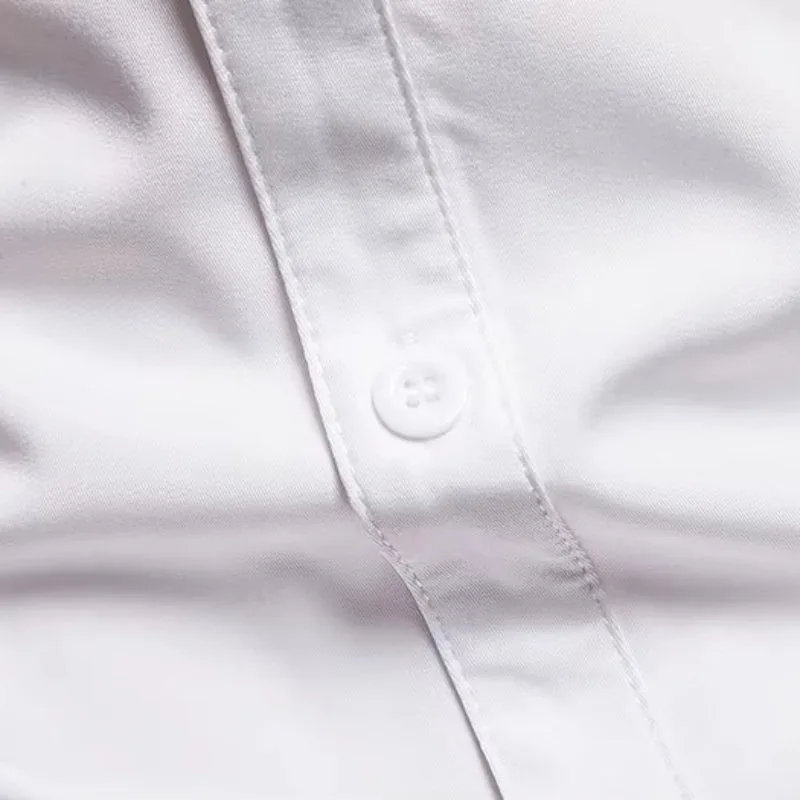 Vue 3 — Chemise à Boutonnage Asymétrique