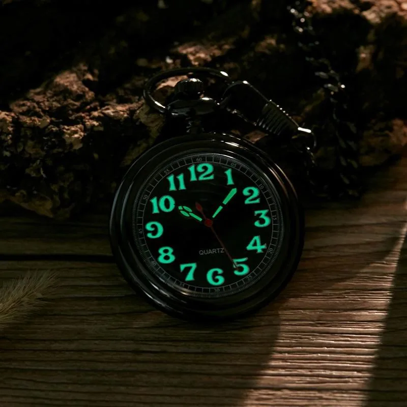 Vue 4 — Montre à Gousset Steampunk Avec Chiffres Arabes