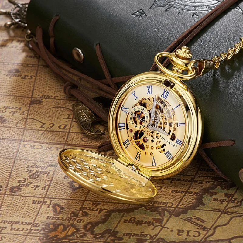 Vue 3 — Montre à Gousset Femme Or Ancienne