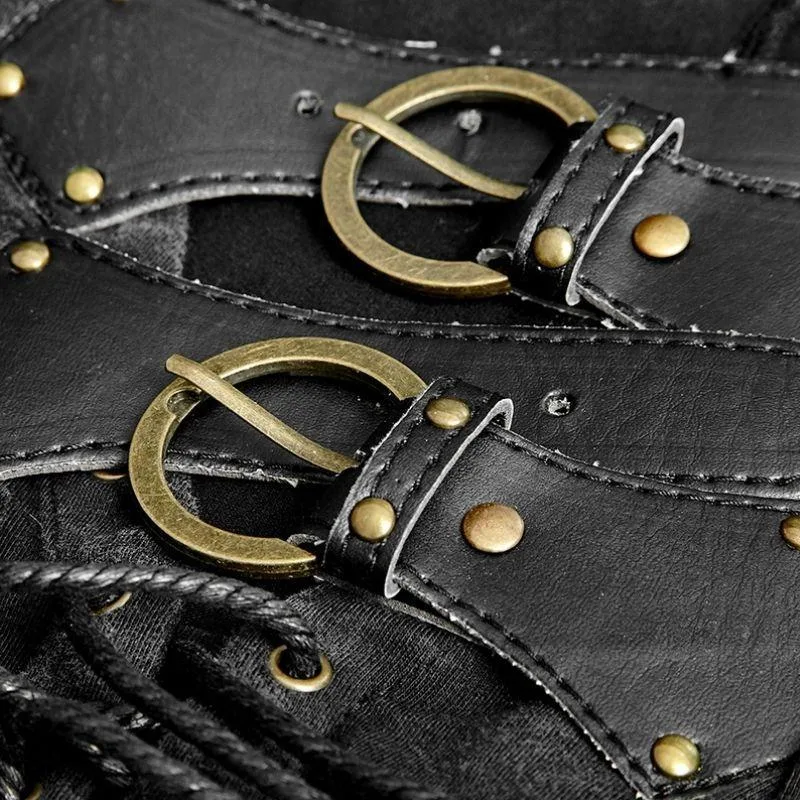 Vue 4 — Corset Steampunk Homme à Lacets