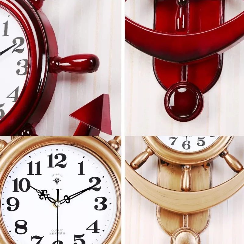 Vue 11 — Horloge Steampunk Gouvernail