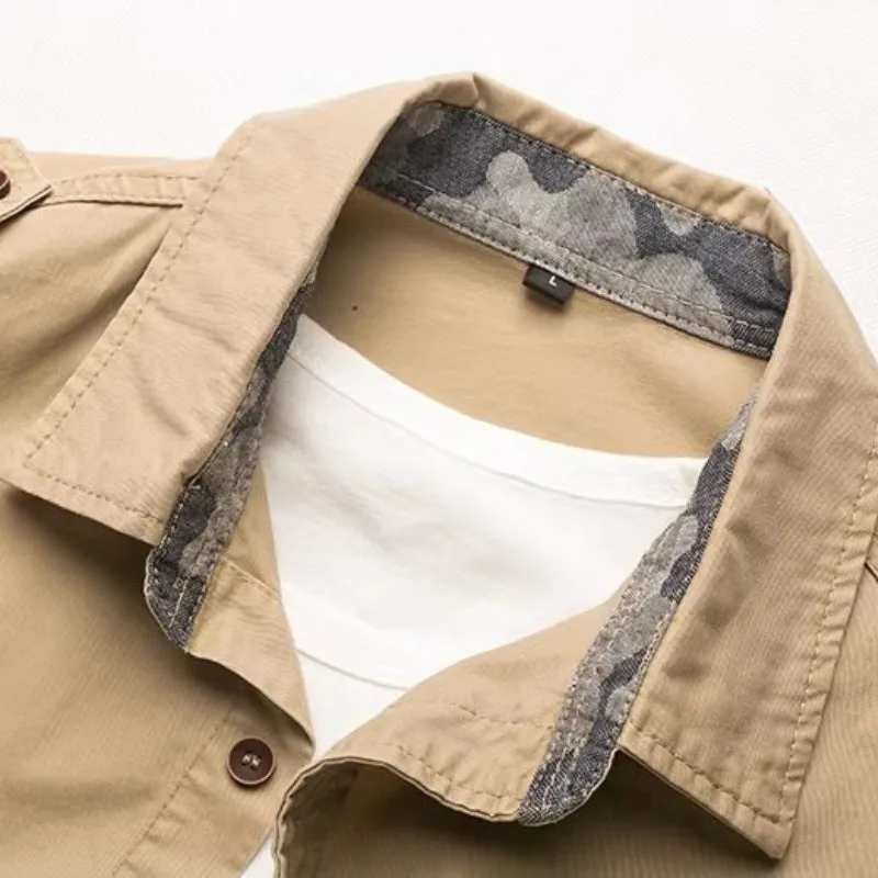 Vue 6 — Chemise Steampunk Épaulettes Homme